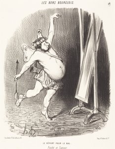 The Departure for the Ball by Honoré Daumier