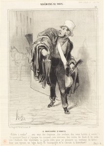 The Clothes Merchant by Honoré Daumier