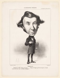 Legislative Assembly: Tocqueville by Honoré Daumier