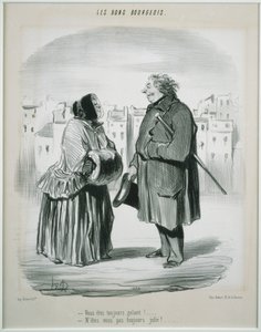 The Good Bourgeois by Honoré Daumier
