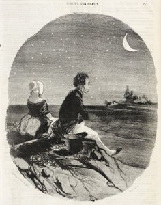 Madame Anastasie Boujot is of First Strength... by Honoré Daumier