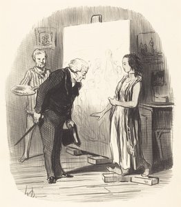 Madam, I am honoured! by Honoré Daumier