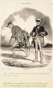 Many thanks! This gentleman invites me to hunt by Honoré Daumier