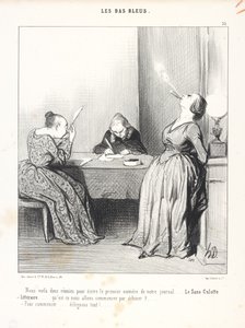 Here We Are Gathered to Write the First Issue of Our Newspaper... by Honoré Daumier