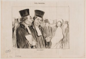 Old Villain!! by Honoré Daumier