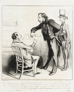 Yes, Sir, for a small subscription by Honoré Daumier