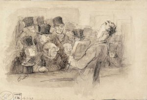 Painting Auction by Honoré Daumier