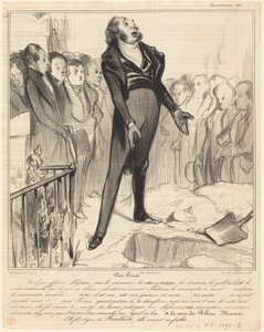 Filial Piety by Honoré Daumier