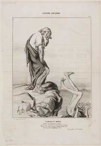 Telemachus and Mentor by Honoré Daumier