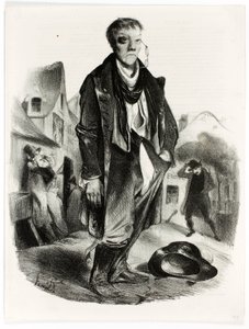 The Drunkard by Honoré Daumier