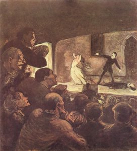 The Melodrama by Honoré Daumier