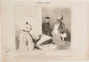 The Passport by Honoré Daumier