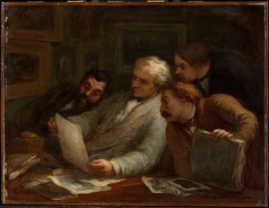 The Print Collectors by Honoré Daumier