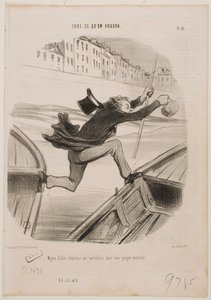 The Best Method for Catching Fish by Honoré Daumier