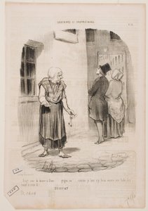 The Last Twenty Cents Went to God... Scoorge... by Honoré Daumier