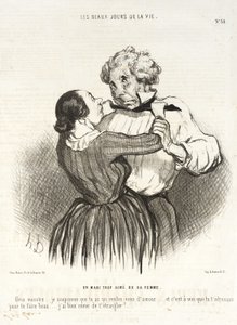 A Husband Too Loved by His Wife by Honoré Daumier