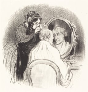 A Gentleman Rejuvenated Too Much by Honoré Daumier