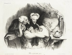 A New Nose by Honoré Daumier