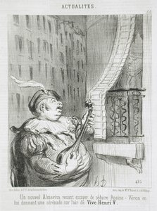 A New Almaviva... by Honoré Daumier