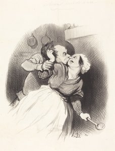 A Return of Youth by Honoré Daumier