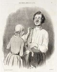 A Day of Celebration and Suspenders by Honoré Daumier