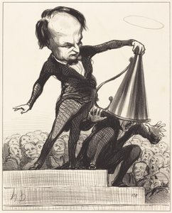 One Glory Extinguishes Another by Honoré Daumier