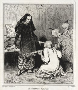 An Artistic Reward by Honoré Daumier