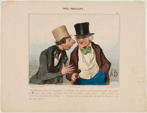 Yes, Sir, Your Respectable Look Makes Me Grow Bolder by Honoré Daumier