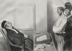 You Were Hungry...That is Not a Reason... by Honoré Daumier