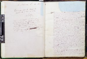 First page and dedication to Madame Hanska of 