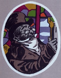 Le cousin Pons, caricature for novel by Honore de Balzac by Honore de Balzac