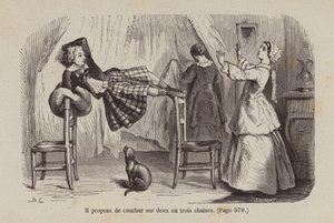 Illustration for Un Bon Petit Diable by Horace (after) Castelli