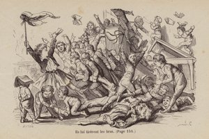 Illustration for Un Bon Petit Diable by Horace (after) Castelli