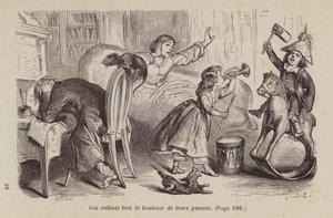 Illustration for Un Bon Petit Diable by Horace (after) Castelli