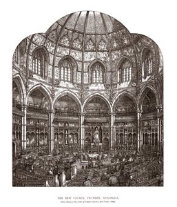 The New Council Chamber Guildhall by Horace Jones