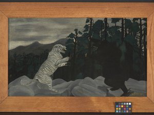 The Blue Tiger by Horace Pippin