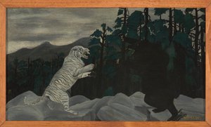 The Blue Tiger by Horace Pippin