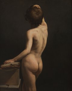 Academic Study of Adolescent Boy, Seen from Behind by Horace Vernet