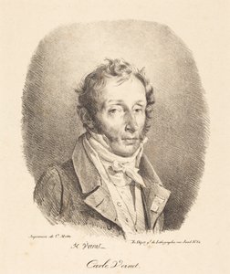 Bust of Carle Vernet by Horace Vernet