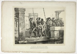 However, soldiers in the walls of Paris... by Horace Vernet