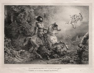 Henry IV, King of France by Emile Jean Horace Vernet