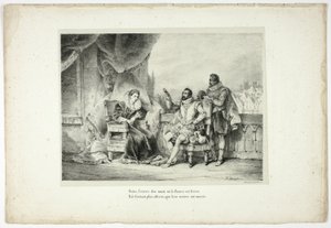 Queen, the excess of evils to which France is delivered... by Horace Vernet