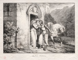 The Farewells by Emile Jean Horace Vernet