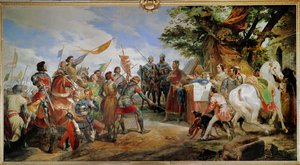 The Battle of Bouvines by Horace Vernet