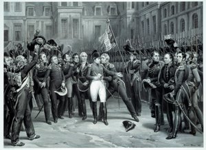 The Farewell of Napoleon Bonaparte to the Imperial Guard by Emile Jean Horace Vernet