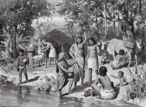 Aryans Settled in India, Open-Air Sacrifice by Horace van Ruith