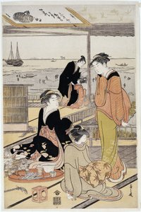 Teahouse at Shinagawa Bay