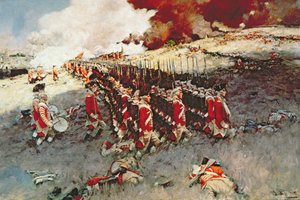 Battle of Bunker Hill by Howard (after) Pyle