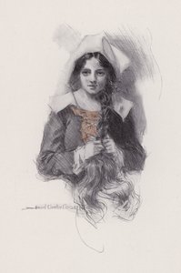 Illustration for Evangeline, A Tale of Arcadie, by Henry Wadsworth Longfellow by Howard Chandler (after) Christy