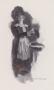 Illustration for Evangeline, A Tale of Arcadie, by Henry Wadsworth Longfellow by Howard Chandler (after) Christy